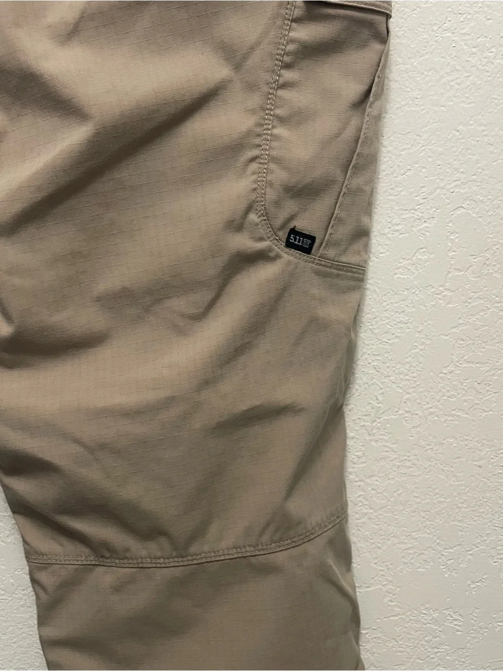 5.11 Tactical Pants Mens 40X30 Beige Cargo Ripstop Relaxed Fit Workwear